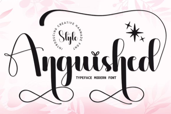 Anguished: A Sweet Handwritten Font
