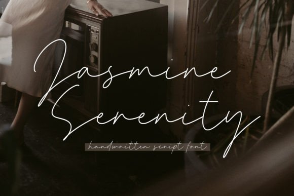 Discover Jasmine Serenity: A Handwritten Script Font