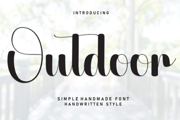 Discover the Outdoor Font: A Friendly Handwritten Typeface for Every Design