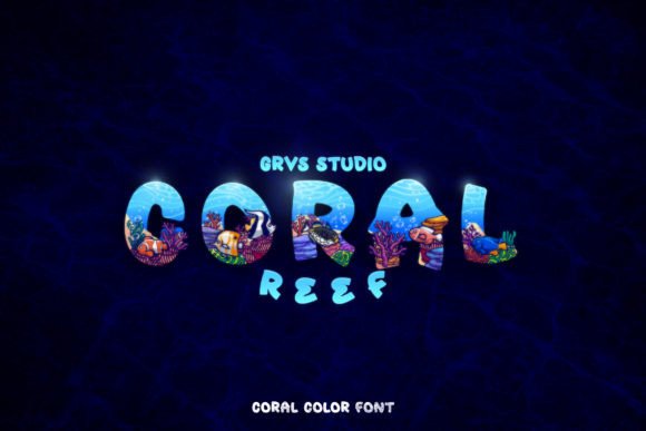 Grvs Coral Reef: A Colorful Font for Marine Themes