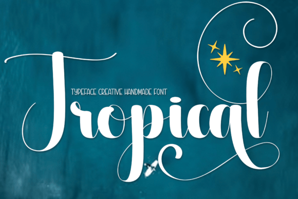 Tropical: A Delicate Handwritten Font That Flows with Elegance